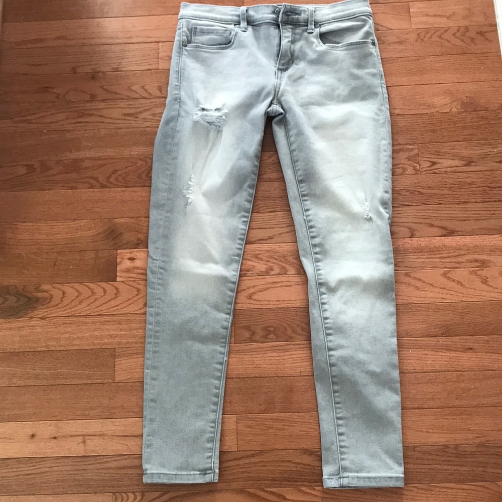 Light Grey Stretch Premium Skinny Demin